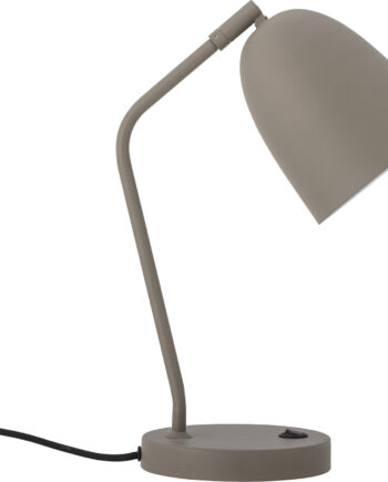 Bloomingville Lemar Bordlampe Med Skærm Grå Metal
