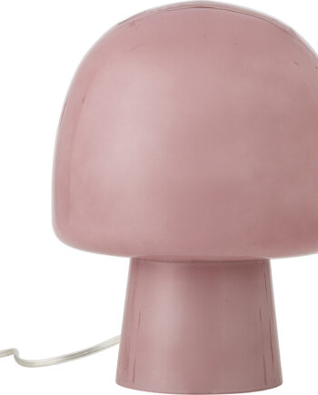 Bloomingville Paddy Bordlampe Rosa Glas E14 H26
