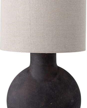 Bloomingville Sergio Bordlampe Med Skærm Brun Terrakotta