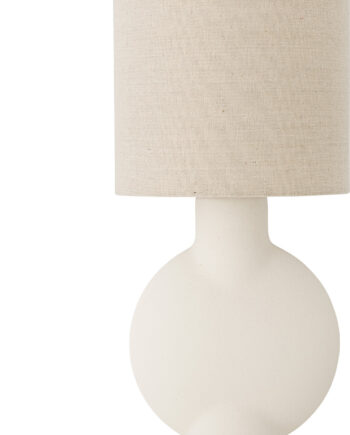 Bloomingville Sergio Bordlampe Med Skærm Natur Keramik
