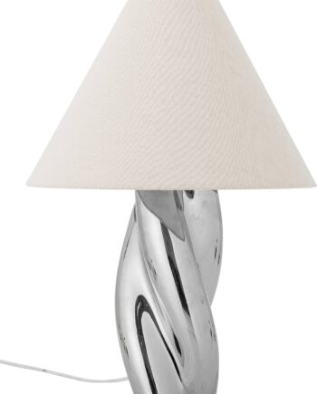 Bloomingville Silva Bordlampe Sølv Stentøj E27 H49
