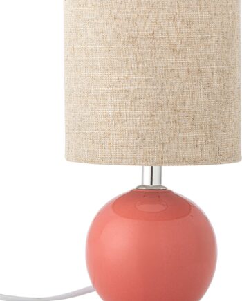 Bloomingville Valdis Bordlampe Rosa Stentøj Keramik