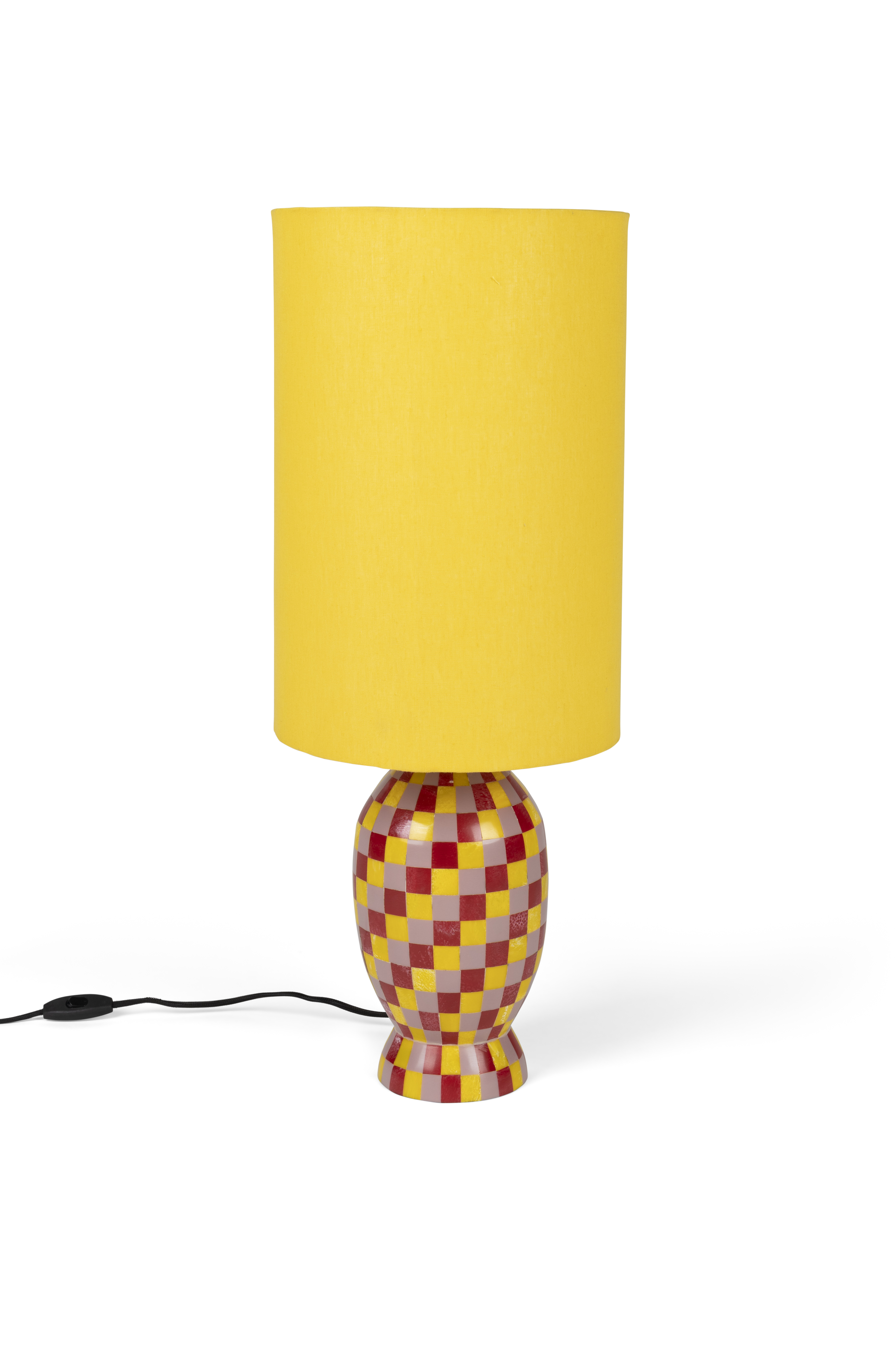Bold Monkey Donamp  Afraid Colour Bordlampe Gul Multifarvet Jern