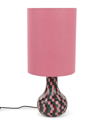 Bold Monkey Donamp  Afraid Colour Bordlampe Lyserød Multifarvet Jern