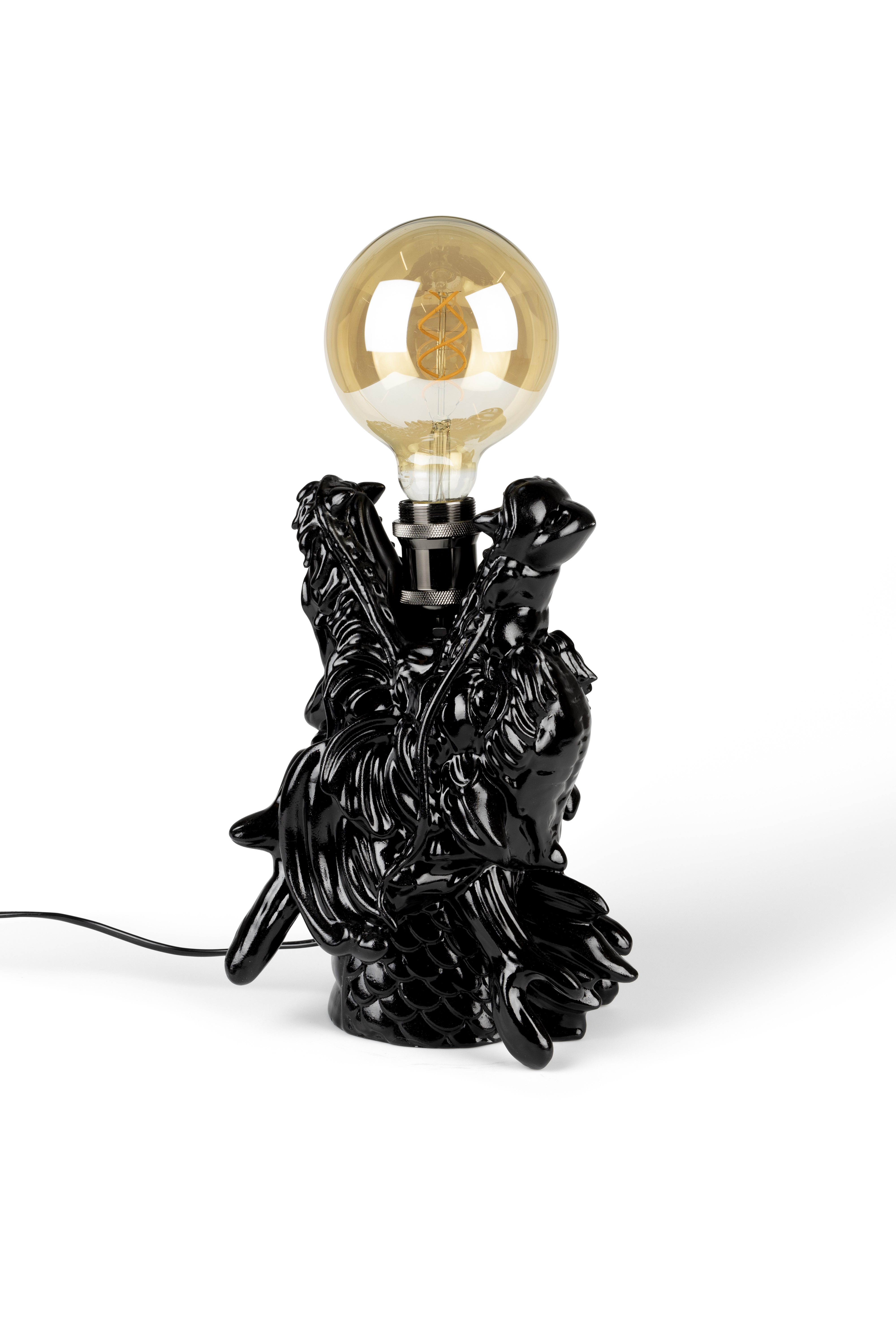 Bold Monkey Dragonized Bastard Bordlampe Sort Harpiks