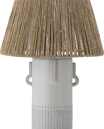 Bordlampe Bloomingville Rama Hvidt Stentøj ø40 H66