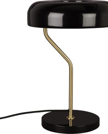 Bordlampe Dutchbone Eclipse Kulsort Jern ø30 H42 Minimalistisk Indendørslampe
