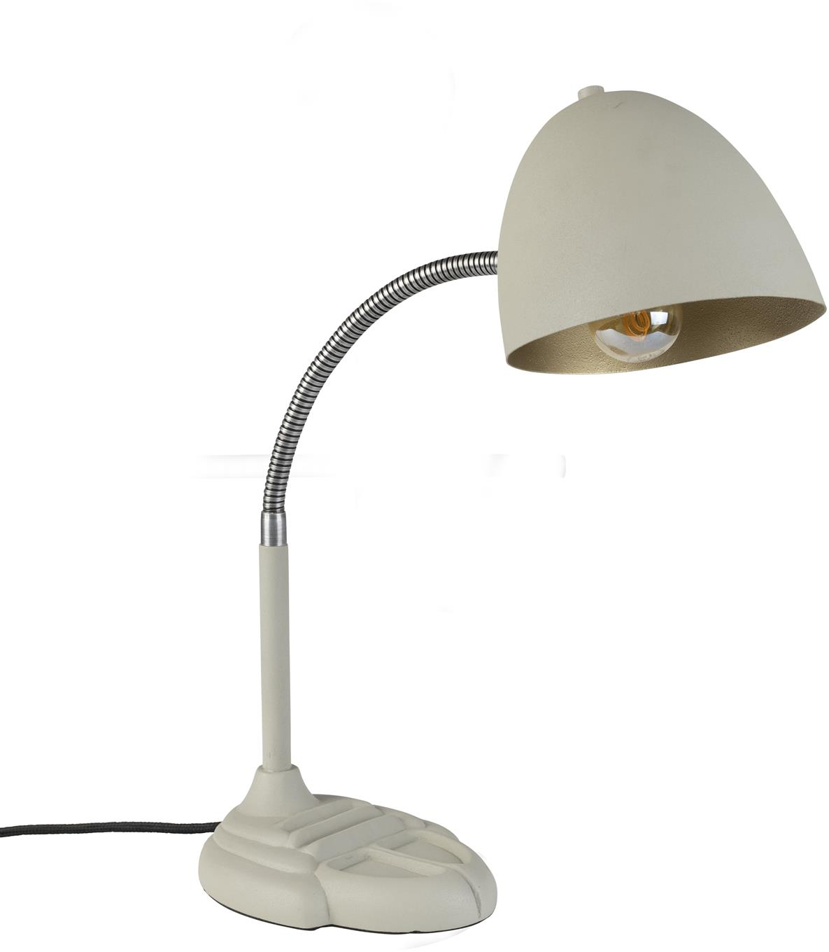 Bordlampe Dutchbone Janna Lysgrå Jern Med Vippefunktion H51 B15 L23