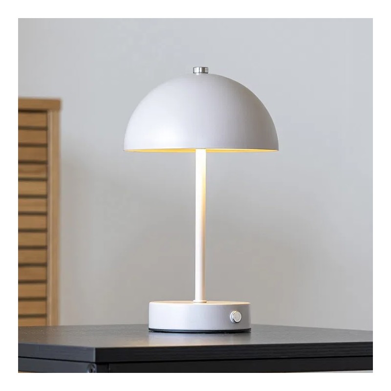 Bordlampe Genopladelig Sandfarvet Metal House Nordic :
