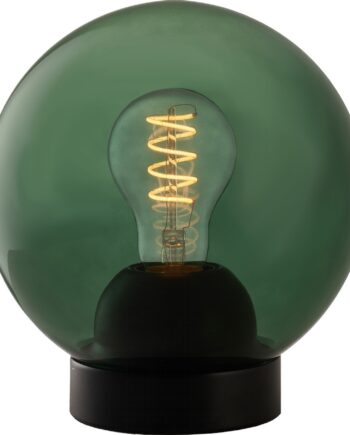 Bordlampe Halo Design Bubbles Glas ø18 Grøn Moderne Designerlampe Med 60w E27 Fatning