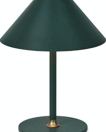 Bordlampe Halo Design Hygge Genopladelig Dæmpbar Mørkegrøn ø15 H19 Led Ip54
