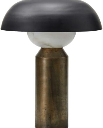 Bordlampe House Doctor Big Fellow Antik Messing Glas ø41 H55