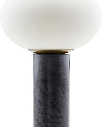 Bordlampe House Doctor Opal Blå Hvid ø30 H45 Glas Keramik Metal
