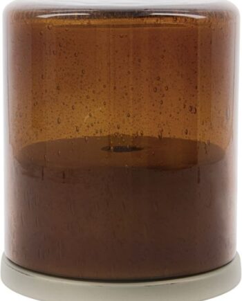 Bordlampe House Doctor Petit Amber Glas   Metal ø13 H15
