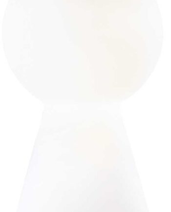 Bordlampe Ideal Lux Birillo Hvid Glas ø17 H30 E27 Ip20