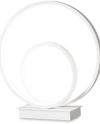 Bordlampe Ideal Lux Led Hvid 2000 Skrivebordslampe Metal Opal Diffuser