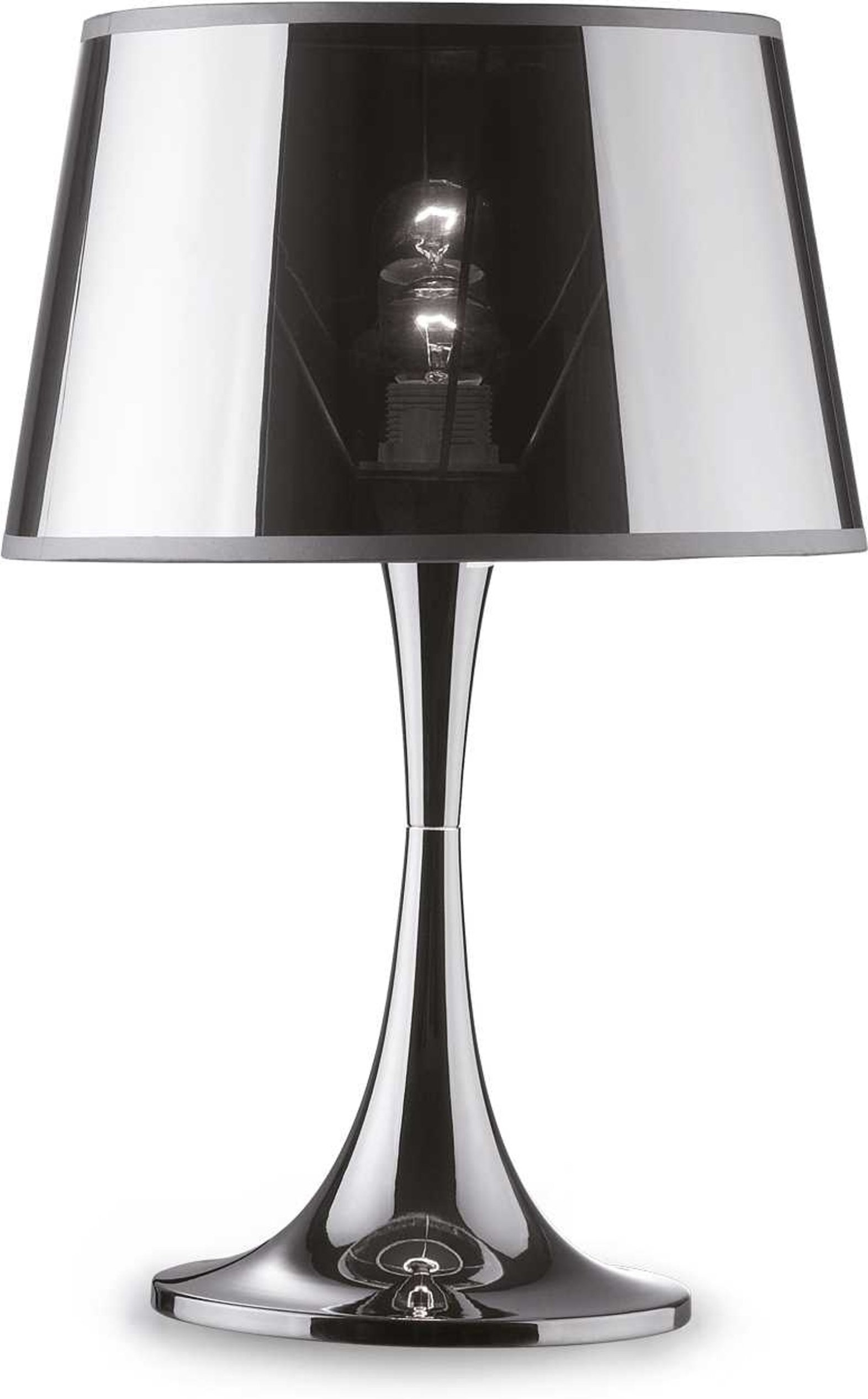 Bordlampe Ideal Lux London Krom ø32h48 Metal Plast