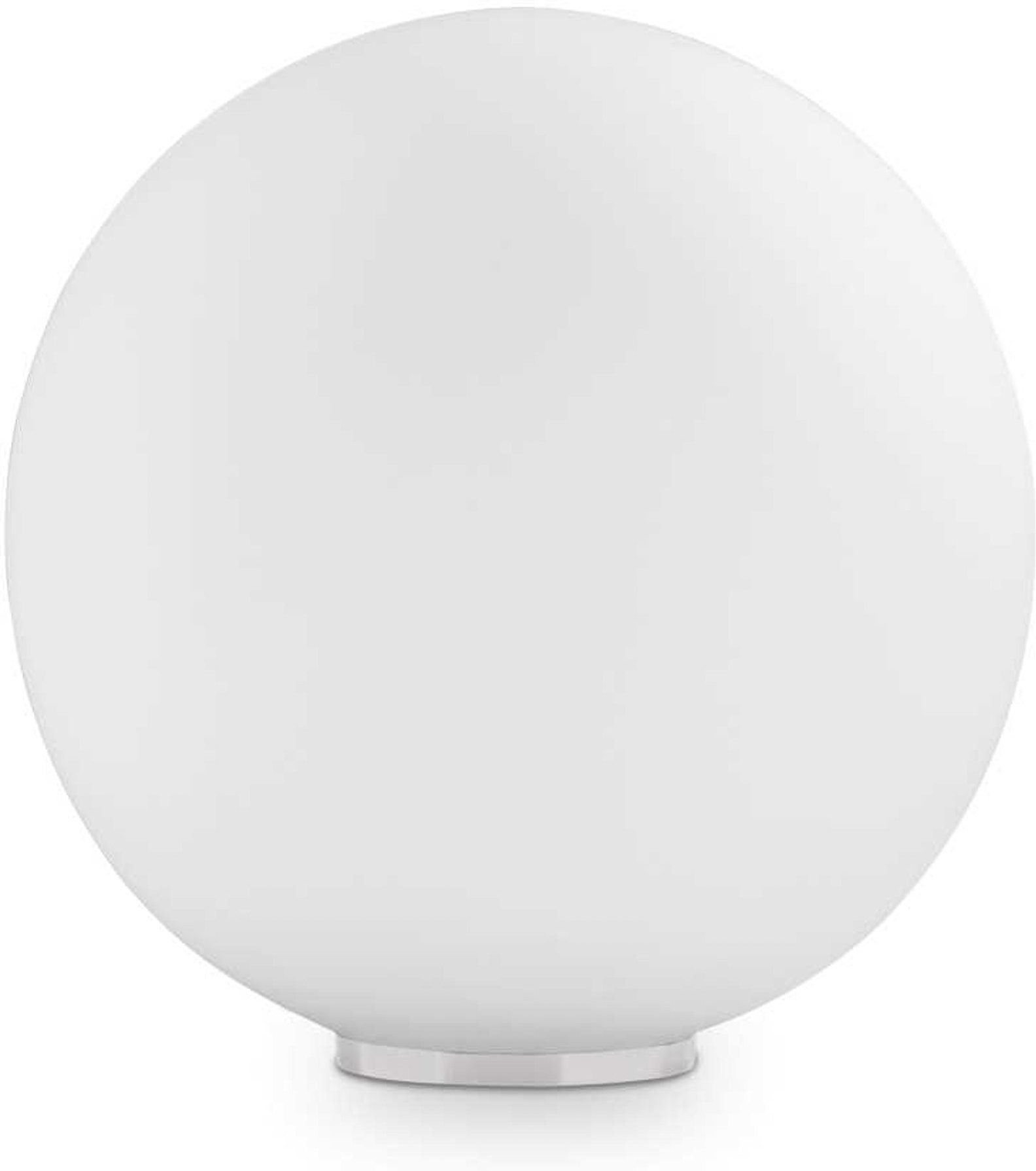 Bordlampe Ideal Lux Mapa Bianco Hvidt Glas ø20h21