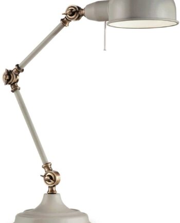 Bordlampe Ideal Lux Truman Grå Metal Justerbar H40 L17 E27