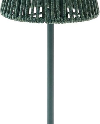 Bordlampe Kave Home Aldet Led Lampe Trådløs Ip44 Turkis Med Justerbar Lysstyrke H30x16x16