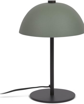 Bordlampe Kave Home Aleyla Grøn Metal H33 ø22 Moderne Vintage