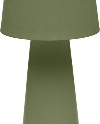 Bordlampe Kave Home Arenys Grøn Metal Udendørs Led Lampe Ip54 ø16 Justerbar Lysstyrke