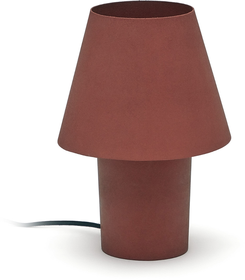 Bordlampe Kave Home Canapost Terrakotta Jern H30 Rustik Kolonial