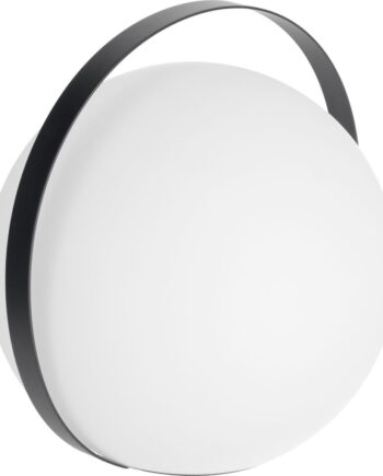 Bordlampe Kave Home Dinesh Nordic Led Med Dæmper Usb Sort Hvid H33xb30xl34