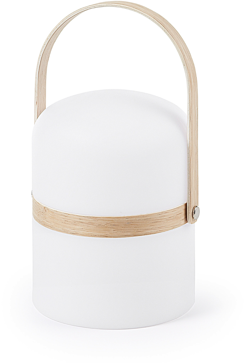 Bordlampe Kave Home Ridley Nordisk Led Lampe Med Genopladeligt Batteri Lysniveauer Hvid Natur Ip44