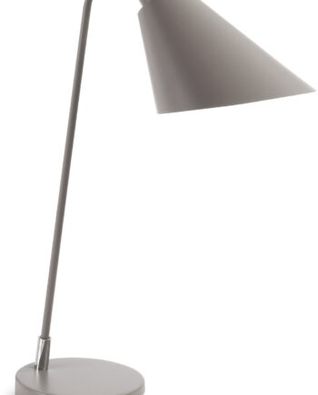 Bordlampe Kave Home Tipir Grå Pulverlakeret Stål H47 Moderne Nordisk Belysning