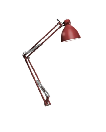 Bordlampe Klemme Fra Leucos Amarant Rød Hvid E27 Fatning