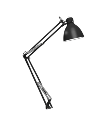 Bordlampe Klemme Fra Leucos Sort Hvid E27 Fatning
