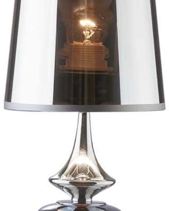 Bordlampe Læselampe Ideal Lux Alfiere Krom ø17 H55 Med E27 Fatning