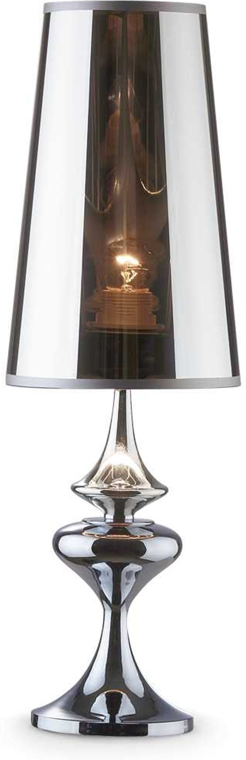 Bordlampe Læselampe Ideal Lux Alfiere Krom ø17 H55 Med E27 Fatning