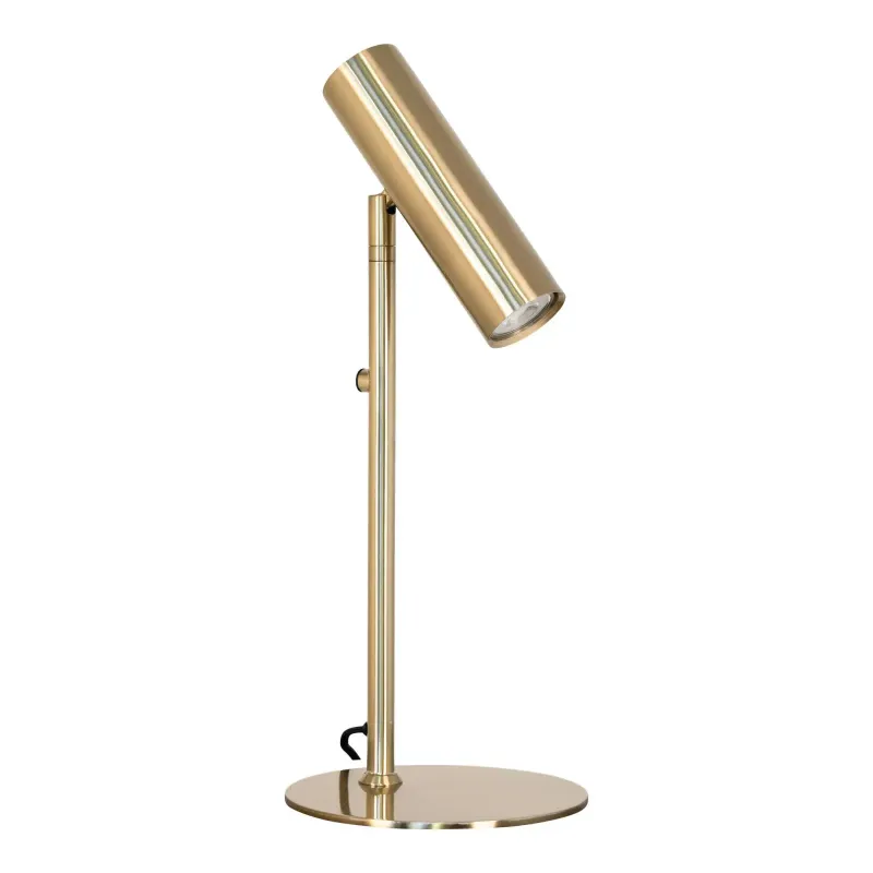 Bordlampe Lampe Messing Med Stofledning 200 Pære: Gu10 Led Ip20 6409102