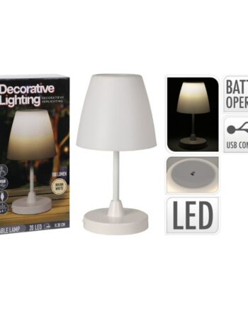 Bordlampe Led Dia 13xh30cm