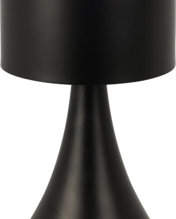 Bordlampe Led Sort ø12xh21cm Batteri