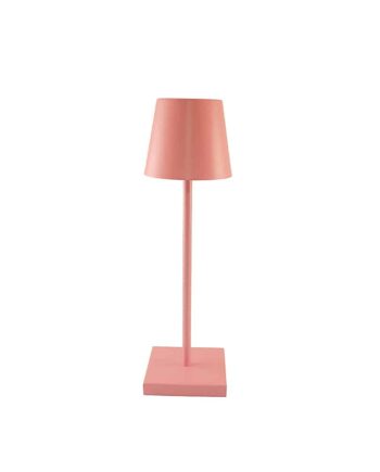 Bordlampe Led Touch Ledningsfri Mange Farver Pink