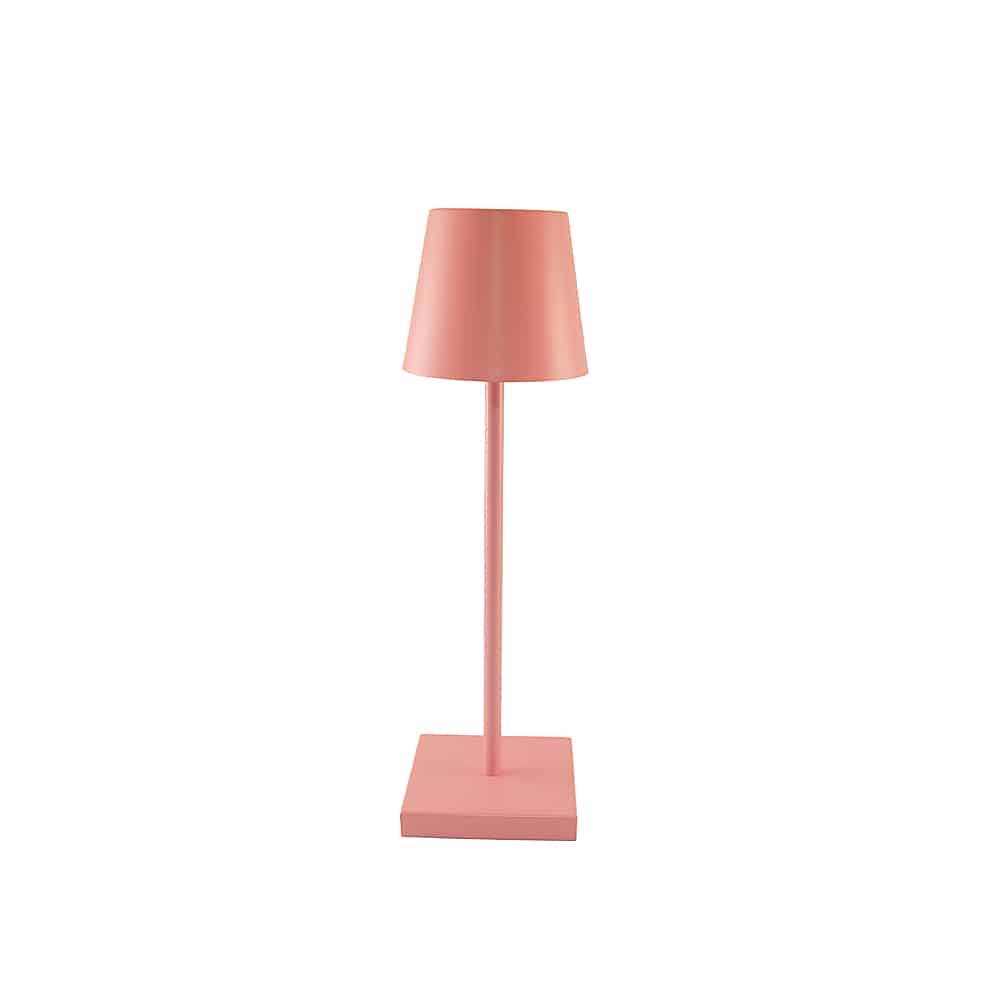Bordlampe Led Touch Ledningsfri Mange Farver Pink