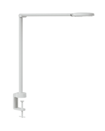Bordlampe Luxo  Motus Flat Med Bordklemme  Hvid