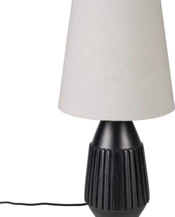 Bordlampe Studio White Aysa Aluminium Sølv ø25 H52