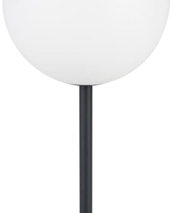 Bordlampe Studio White Hub Batteridrevet Dimbar Indendørs Med Usb Opladning Offwhite Sort ø15 H33