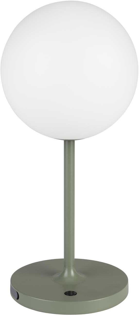 Bordlampe Studio White Hub ø15 Mørkegrå Polypropylenplast   Jern Batteridrevet Med Dæmper Ip44