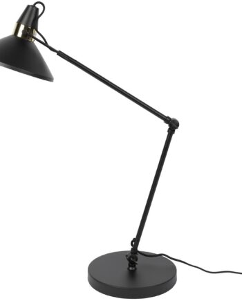 Bordlampe Studio White Jona Askegrå Stål ø22 H70 Vipbar E27