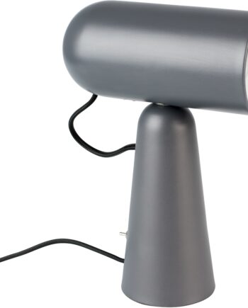Bordlampe Studio White Vesper Indendørs Gråt Jern Med Drejeligt Design E27 Fatning
