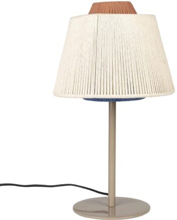 Bordlampe Studio White Yumi Perlemor Polyester ø26 H45