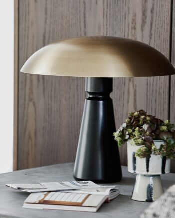 Bordlampe  Thane Sort Messing House Doctor