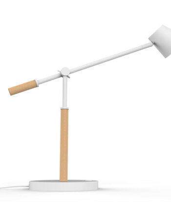 Bordlampe Unilux Vicky Hvid Træ Led