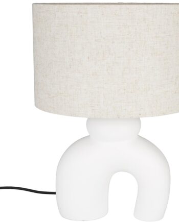 Bordlampe Zuiver Bibi ø30h41 Offwhite Beton Hør