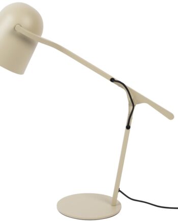 Bordlampe Zuiver Lau Lysgrå Jern ø52 H57 Med Vipbar Justerbar Højde